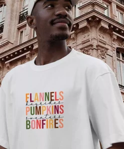 Flannels Hayrides Pumpkins Bonfires Thanksgiving Vintage T Shirt 2 Flannels Hayrides Pumpkins Bonfires Thanksgiving Vintage T Shirt 3