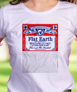 Flat Earth King Of Reality Casual Earth Day T Shirt