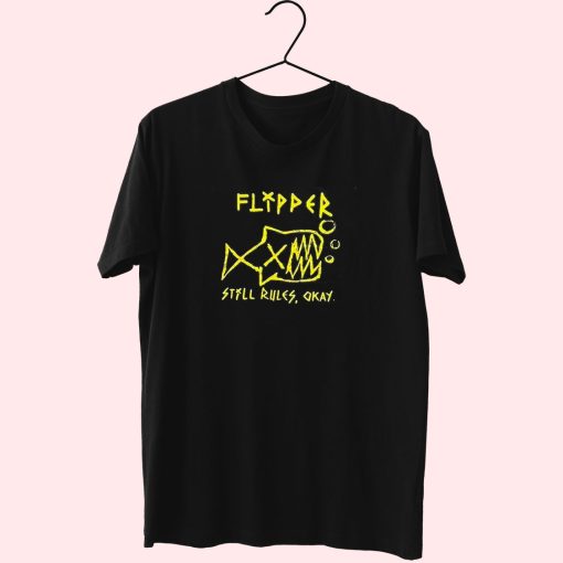 Flipper Nirvana Style Band Essentials T Shirt
