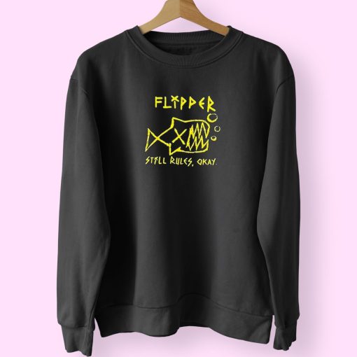 Flipper Nirvana Style Band Sweatshirt Design