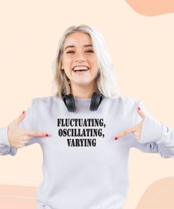Fluctuating Oscillating Varying Streetwear Sweatshirt