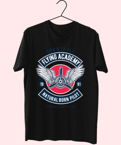 Flying Academy Club Funny Graphic T Shirt