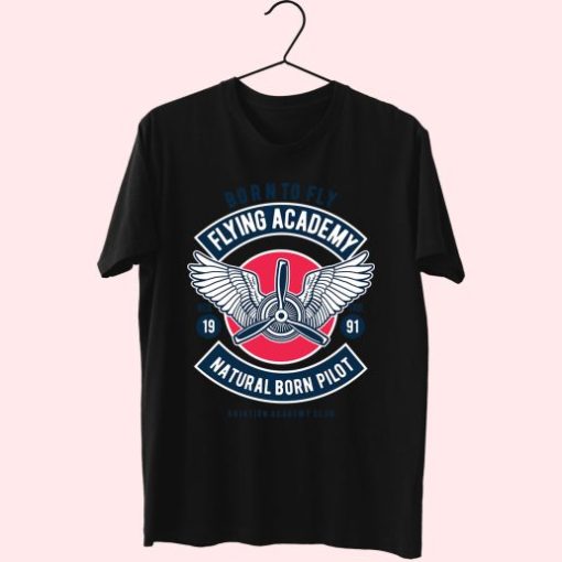 Flying Academy Club Funny Graphic T Shirt