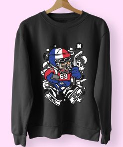 France Hockey Kid Funny Graphic Sweatshirt