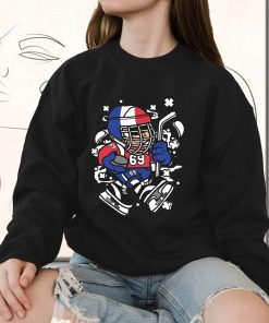 France Hockey Kid Funny Graphic Sweatshirt