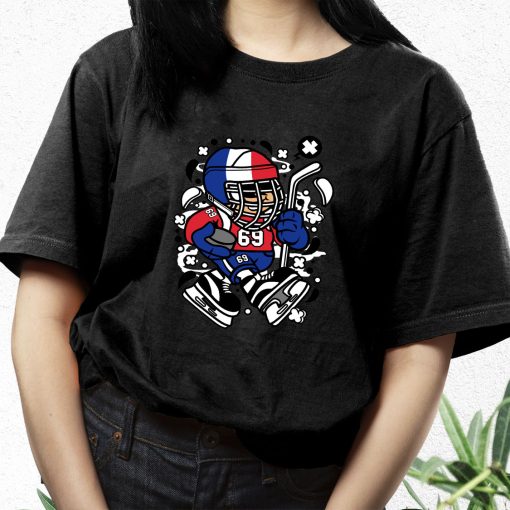France Hockey Kid Funny Graphic T Shirt