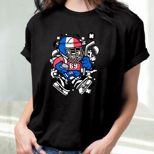 France Hockey Kid Funny Graphic T Shirt