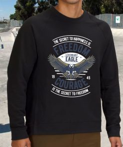 Freedom Eagle Funny Graphic Sweatshirt 3
