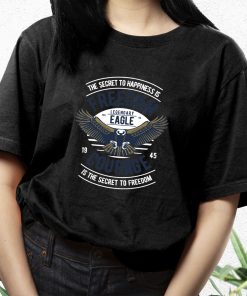 Freedom Eagle Funny Graphic T Shirt
