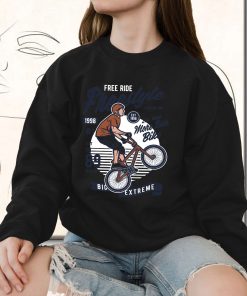 Freestycle Bike Funny Graphic Sweatshirt