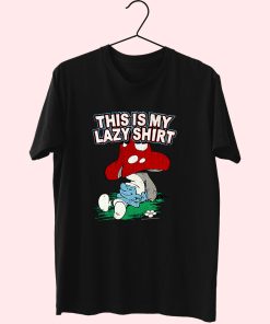 Freeze The Smurfs This Is My Lazy 90S Style 70S T Shirt Outfit