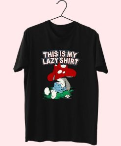 Freeze The Smurfs This Is My Lazy 90S Style 70S T Shirt Outfit