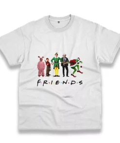 Friends Christmas Movie Watching Funny Christmas T Shirt Friends Christmas Movie Watching Funny Christmas T Shirt