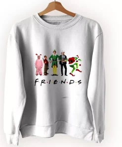 Friends Christmas Movie Watching Ugly Christmas Sweater Friends Christmas Movie Watching Ugly Christmas Sweater