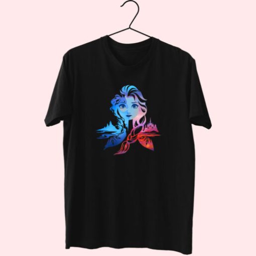 Frozen Elsa Two Tone Gradient Essentials T Shirt