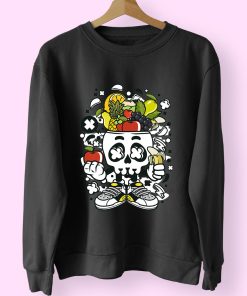 Fruit Skull Head Funny Graphic Sweatshirt 1