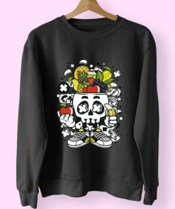 Fruit Skull Head Funny Graphic Sweatshirt 3 Fruit Skull Head Funny Graphic Sweatshirt 4