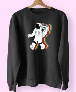 Funky Spaceman Trendy 80s Sweatshirt
