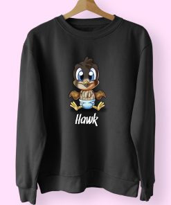 Funny Baby Hawk 70s Sweatshirt Inspired Funny Baby Hawk 70s Sweatshirt Inspired