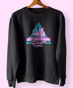 Funny Cats On Synthesizers In Space Sweatshirt Outfit