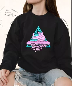 Funny Cats On Synthesizers In Space Sweatshirt Outfit