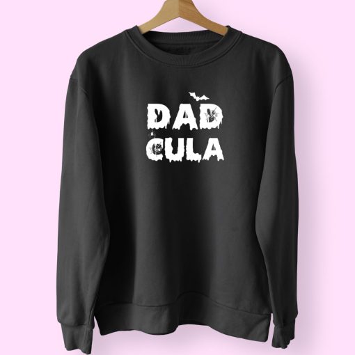 Funny Dadcula Halloween Sweatshirt Design
