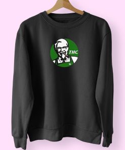 Funny Kfc Thc Smoking Weed Sweatshirt Design