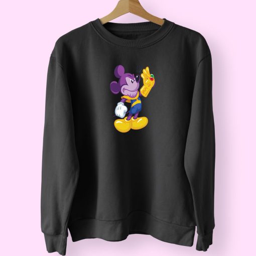 Funny Thanos Mickey Mouse Sweatshirt Design