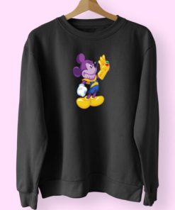 Funny Thanos Mickey Mouse Sweatshirt Design