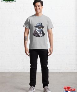 Gangster Pigeon In Jacket And Hat Classic T Shirt Unisex Hoodie 4