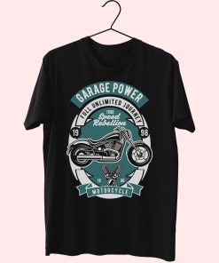 Garage Power Motorcycle Funny Graphic T Shirt Garage Power Motorcycle Funny Graphic T Shirt