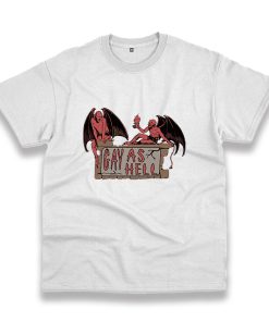Gay As Hell Trendy Casual T Shirt Gay As Hell Trendy Casual T Shirt