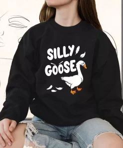 Geese Gift Silly Goose Sweatshirt Outfit