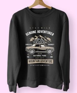 Genuine Adventurer Funny Graphic Sweatshirt 3 Genuine Adventurer Funny Graphic Sweatshirt 4