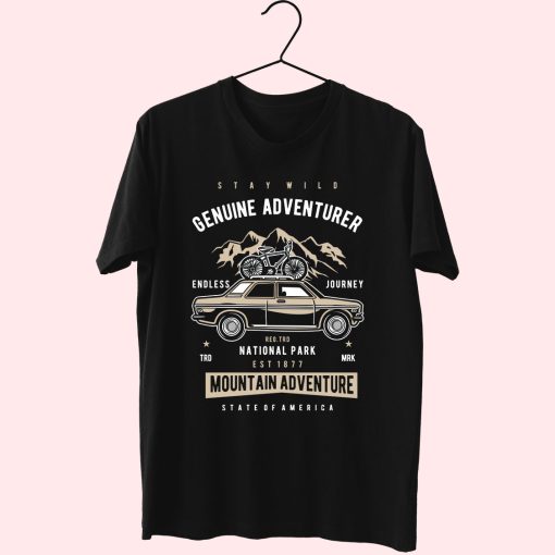 Genuine Adventurer Funny Graphic T Shirt