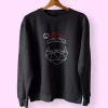 Geometric Santa Father Sweatshirt Xmas Outfit