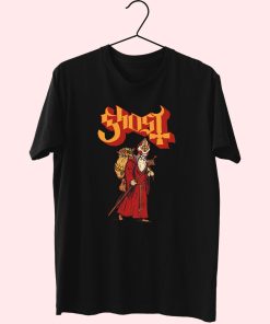 Ghost Greetings From Papa Noel Slim Fit Essentials T Shirt