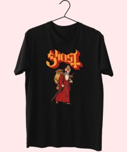 Ghost Greetings From Papa Noel Slim Fit Essentials T Shirt