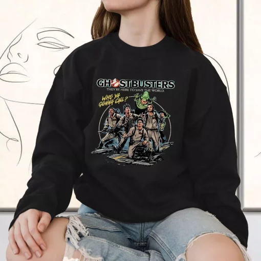 Ghostbusters To Save The World Classic Sweatshirt Style