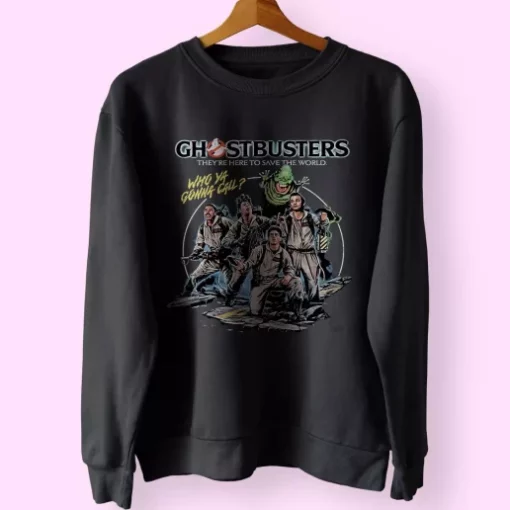 Ghostbusters To Save The World Classic Sweatshirt Style