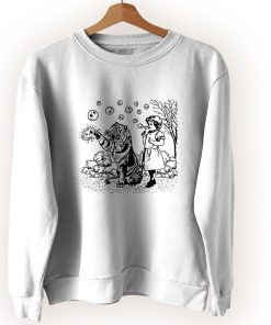 Girl And Tiger Shirt Blowing Skull Bubbles Weird Vintage Sweatshirt Girl And Tiger Shirt Blowing Skull Bubbles Weird Vintage Sweatshirt