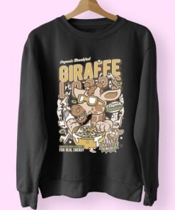 Girrafe Loops Funny Graphic Sweatshirt 4