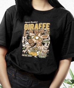 Girrafe Loops Funny Graphic T Shirt