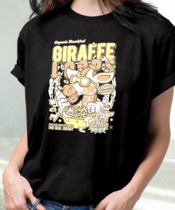 Girrafe Loops Funny Graphic T Shirt 3