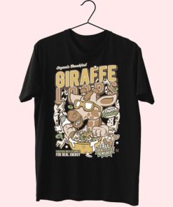 Girrafe Loops Funny Graphic T Shirt 4