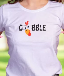 Gobble Turkey Thanksgiving Thanksgiving Vintage T Shirt