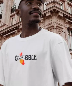 Gobble Turkey Thanksgiving Thanksgiving Vintage T Shirt 3