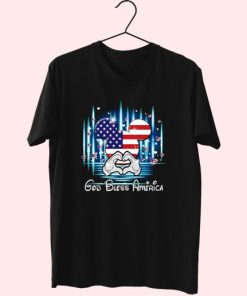 God Bless America Flag 4Th Of July 70S T Shirt Outfit