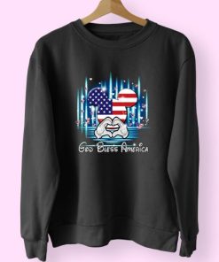 God Bless America Flag 4th of July 70s Sweatshirt Inspired