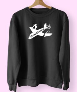 God Damn Airplane Accident Sweatshirt Design